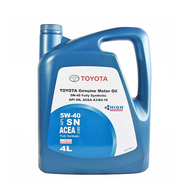 TOYOTA น้ำมันเครื่อง ใหม่ ผลิตปี 2025 สังเคราะห์ แท้ 100% 5W-40 แท้เบิกศูนย์ โตโยต้า 5W40 08880-836