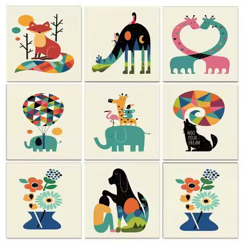 GATYZTORY Fox 40x50cm Paint By Number Canvas Painting Kits Crafts Diy Art Acrylic Picture By Numbers