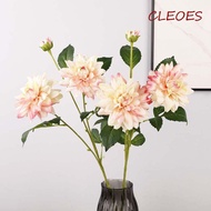 CLEOES Artificial Dahlia Flower, Real Touch Handmade Simulation Big Dahlia, Photography Props Realis