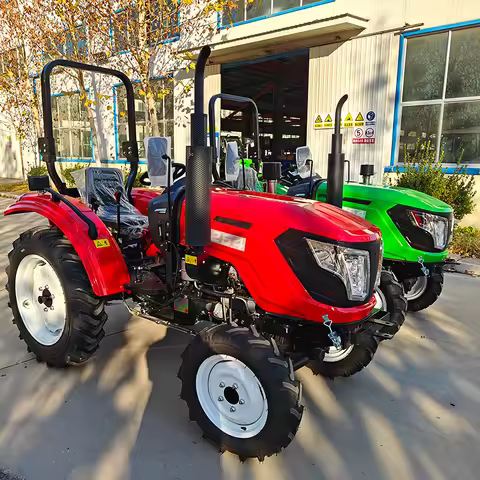 Customized 4WD Farm Wheel Tractor EURO5 35HP 40HP 50HP Small Mini Tractor Agriculture Farm Garden Tr