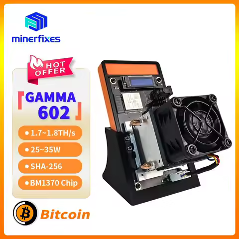 Minerfixes Gamma 602 1.7TH/s BM1370 BTC Miner From Antminer S21 Pro Asic Open Source Bitcoin Crypto 