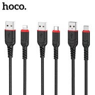 HOCO X59 สายชาร์จ Lightning/Type-C/Micro USB ชาร์จเร็ว สายถัก ป้องกันการหักงอ Fast Charger