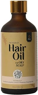 Nhea Anti Dandruff Oil For Oily Hair With Benefits Of Tea Tree, Eucalyptus, Lemon Rosemary &amp; Other Essential Oils| Hair Oil For Men &amp; Women | For Oily Hair Types. (100 ML)