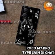 Rubber Softcase poco M7 PRO /RC11 CAT motif/case poco M7 PRO/casing poco M7 PRO/silicone poco M7 PRO