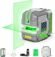 Laser Level Huepar Pro Self Leveling 4 x 360° Green Cross Line Laser Level Tool High Accuracy 4D Lev