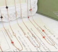 VCA 梵克雅寶十二花迷你四葉草項鍊 三色選擇
