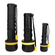Waterproof Rubber Battery Operated Spotlight Flashlight Toch Camping Hand Light 3LED/7LED/1W Super B