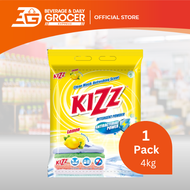 Kizz Detergent Powder (Lemon) (1 x 4kg) 1 Pack