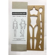 Model drawing ruler.