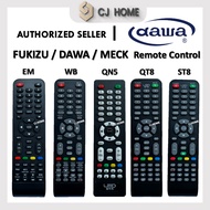 Original Remote For DAWA / FUKIZU / MECK REMOTE CONTROL 24 INCH 23 INCH LED TV WB Remote(EM) Smart(E