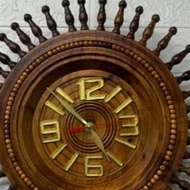 Wooden clock/wooden kraft clock