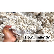 1kg- NATURAL CORAL STONE TO MAKE LAYOUT FOR AQUARIUM TANKS, FISH TANK SETUP, AQUARIUM DECORATION...