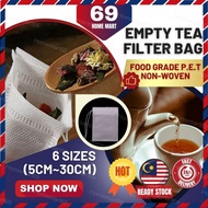 Tea Bag Empty Tea Filter Bag Tea Bag Filter Coffee Filter Bag With Drawstring Uncang Teh Kosong Non Woven Bag Fabric Spa