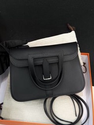 全新Hermes Mini Halzan黑银