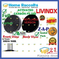 Activated Carbon Filter For Livinox LCH ORISS 90BL Livinox Hood LCH ORISS90BL Livinox Hood Charcoal 
