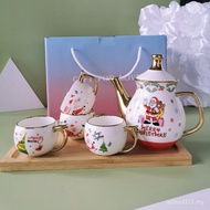 Household Cup Set Santa Cup Water Cup Living Room Whole Set Tea Set Teapot Tea Cup Set Nordic Cup Te