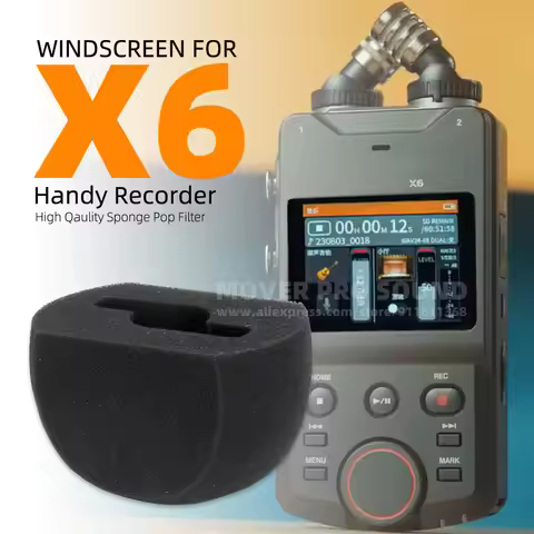 Recorder Microphone Windscreen For TASCAM X6 X 6 Mic Anti Pop Noise Filter Screen Foam Windshield Sp