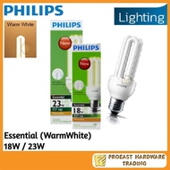 PHILIPS [ ESSENTIAL ] - 3U Shape LED Bulb 14W / 18W / 23W [ WarmWhite / CoolDaylight ]