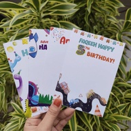 Custom Gift Card | Birthday Card | Wish Card | Graduation | Farewell | Teacher Appreciation