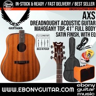 Dean AXS Dreadnought Mahogany 41 Inch Acoustic Electric Guitar EQ Pickup Full Body AXS Dreadnought M
