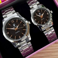 Original Master-Polo Watch Couple set Men & Women Stainless Steel Watch Jam Tangan Pasangan High Qua