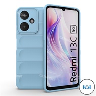 KK Redmi 13C 5G 2024 Shockproof Casing Silicone TPU Protector Anti-drop Phone Case For Redmi 13C Red