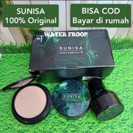 Bedak Sunisa Asli Original - Bedak Sunisa Water Beauty And Air Cc Cream Foundation BB Cream With Mushroom Sponge - Sunisa Bedak Asli Glowing Bedak Korea - Sunisa Bedak Glowing Waterproof Anti Air - Sunisa Foundation - Sunisa Bedak Glowing Ori - Tahan Air