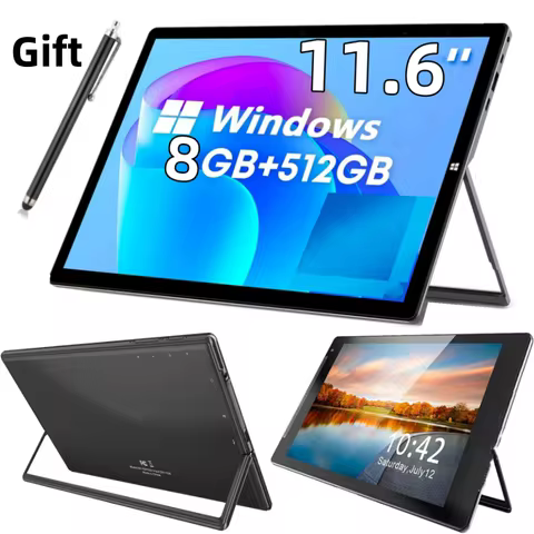 8GB RAM 512GB ROM 11.6 INCH PAD1162 Tablet PC 64 Bit Windows 11 Home N4100 CPU 1920 x 1080 IPS Scree