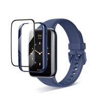 Oppo Band 2 Full Cover PC Case+Glass For Oppo Band2 Smart Watch Band Wristband Replacement Silicone Strap