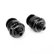 ชุดแต่ง แฮนด์จับโช๊ค 41 mm น๊อคปรับหัวโช๊ค และตุ้มถ่วงปลายแฮนด์ Ninja400 แบบปรับได้ FAKIE - ใส่ Crf