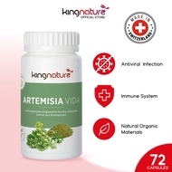 Kingnature Artemisia Vida Swiss organic certified Artemisia Artemisinin(72s)(72days Supply) - 青蒿素 Made in Switzerland