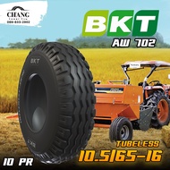 10.5/65-16 รุ่น AW702  ยี่ห้อBKT TUBELESS ชั้นผ้าใบ 10PR