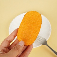 PVC Artificial Fried Hash Browns Model Fun Fake Potato Cake Food Snack Photography Props Kitchen  De