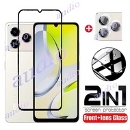 ZTE Blade A76 4G 2in1 Tempered Glass Film For ZTE Blade A76 BladeA76 4G 5G 2025 Screen Protector Sof