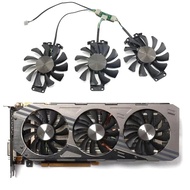 HL 3pcs GA81S2U DC 12V 0.35A 4Pin GTX980 Gpu Cooler For Zotac Geforce GTX 980-4GD5 GTX 970 Amp 4G Gr