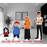 HUMAN STANDEE WITH BUTTERFLY STAND PP Sheet 5mm
