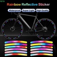 PETH Laser Glow-in-the-dark Sticker, Rainbow Reflective Rainbow Rainbow Reflective Sticker, Glow-in-