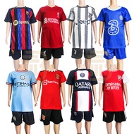 (HARGA BORONG) Baju Jersey Sepasang Budak Bola Sepak / Kids Jersey Set Football Club BTI