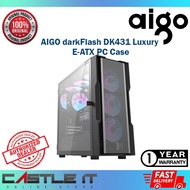 AIGO darkFlash DK431 Luxury E-ATX PC Case EATX Full Tower Chassis Casing MAX 12 FAN
