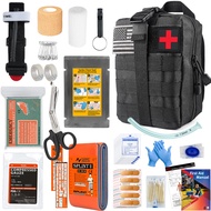 Survival Gear พร้อมระบบ Molle Survival Kit First Aid ใช้งานร่วมกับกระเป๋าแผ่นดินไหวกลางแจ้ง IFAK EDC