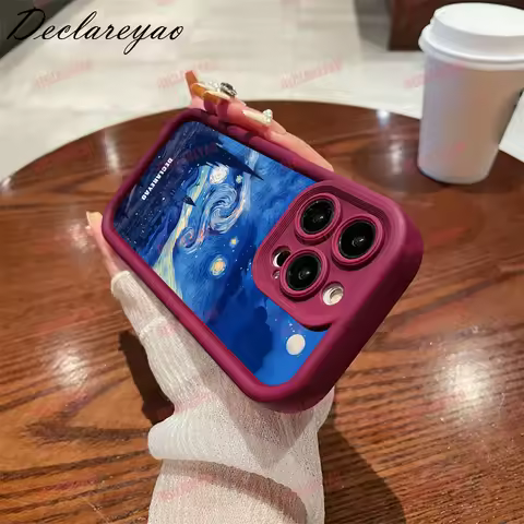 DECLAREYAO Matte TPU Slim Soft Cover For VIVO X100S V50 Y04 X200 V9 X80 iQOO Neo Y200 Y12 G2 Z3 X70 