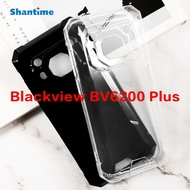 Blackview BV6200 Plus Case, Soft Back Cover Shockproof Silicone Bumper Anti-Yellowing Full-Body Prot