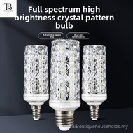 [Ready Stock] 24W-50W Super Bright Crystal LED Bulb E27 E14 High Power Corn Light 3-Color lamp