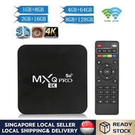 MXQ Pro Android10.1  Smart TV Box 8GB+128GB 4K Chip Intelligent TV-Set Box 2.4G&5GWifiSmart TV Box 4
