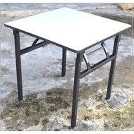 Square Study table, Banquet table, Folding table , heavy duty 32 x 32 mm steel leg size 75W x 75L x 