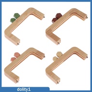 [Dolity1] Wooden Purse Frame for Luxury Bags Template DIY Handbag Clasp Accessory for Sewing Crochet