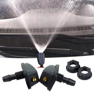 LT 2 Pcs/Set Car Universal Front Windshield Wiper Nozzle Jet Sprayer Kits Sprinkler Water Fan Spout Cover Washer Outlet Adjustment