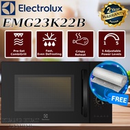 SHARP 23L MICROWAVE OVEN R639ES // ELECTROLUX 23L ULTIMATETASTE 300 COMBINATION EMG23K22B