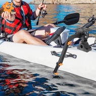 [utruiut0k] 1X Fish Finder Mount Kayak Accessories Mounting Plate Transducer Mounting Arm