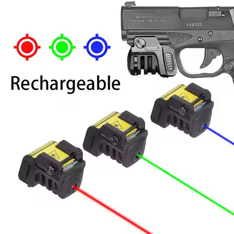 USB Rechargeable Red Green Blue Laser Pointer Sight Airsoft Weapons Pistol Taurus G2C Glock 17 9mm F